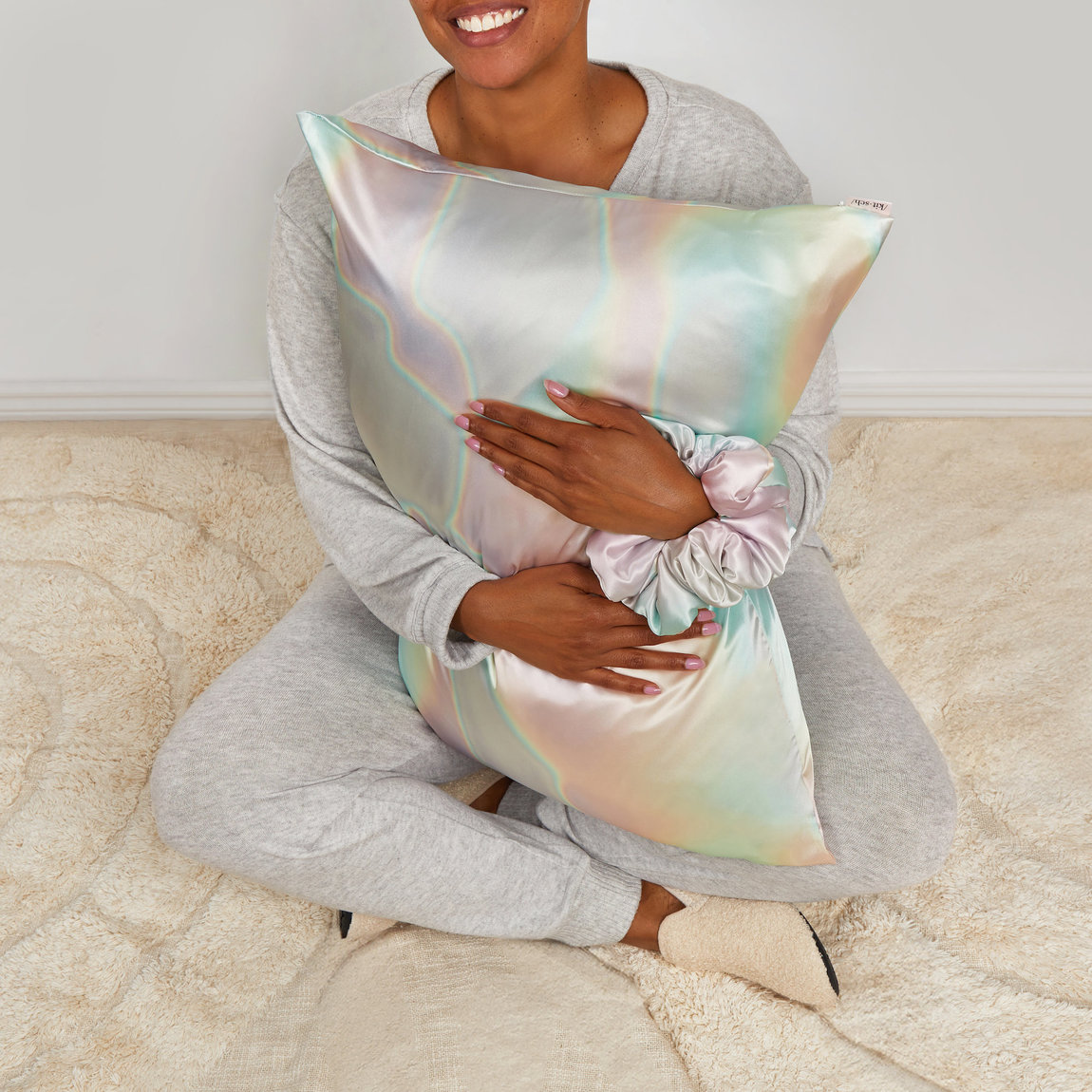 Kitsch Well Rested Satin Pillowcase & Pillow Scrunchie Set  display picture 3
