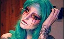 Underwater Alien Abyss Halloween make-up tutorial 2013