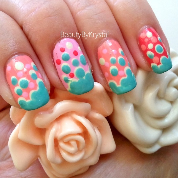 Bubbly Bright nail art & tutorial with Barielle Summer Fun collection ...