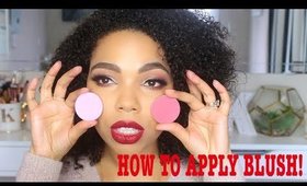 How to select and apply blush for beginners free makeup tutorial online 2018 -Karina Waldron