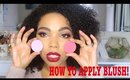 How to select and apply blush for beginners free makeup tutorial online 2018 -Karina Waldron