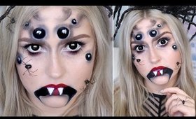 Creepy Spider Halloween Makeup ♡ Arachnid Queen Tutorial