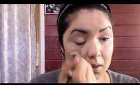 How to Contour a round face and foundation how to.