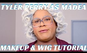 TYLER PERRY MADEA MAKEUP WIG & COSTUME TUTORIAL TRANSFORMATION- mathias4makeup