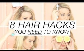 8 Hair Hacks You NEED To Know  |  Milk + Blush Hair Extensions