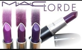 Review & Swatches: MAC Lorde PURE HEROINE Lipstick (Dupes + Comparison!)