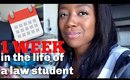LAW SCHOOL VLOG #1 | week in the life of a law student