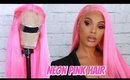 LETS MAKE A WIG | NEON PINK HAIR