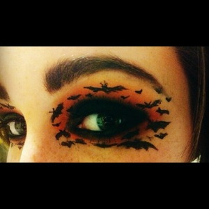 Halloween bat eye!