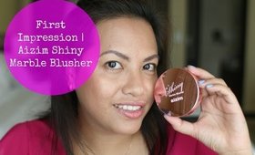 First Impression | Aizim Shiny Marble Blusher