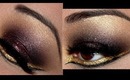 Smoky Plum & Gold with Winged Bottom Liner!!!