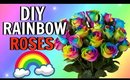 DIY RAINBOW ROSES!!