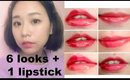 《Nabibuzz 娜比》用1支唇膏打造6種唇妝｜6 different lip looks with only 1 lipstick