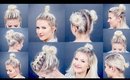 10 Different Bun Short Hairstyles | Milabu