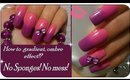 HOW TO OMBRE NAIL ART EFFECT, NO SPONGES, NO MESS!