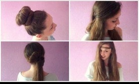 4 BACK TO SCHOOL FAST, EASY HAIRSTYLES!