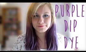 Amazing Purple Dip Dye