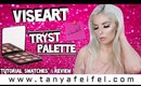 Viseart Tryst Palette | Tutorial, Swatches, & Review #Beautiful | Tanya Feifel-Rhodes