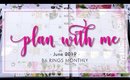 Plan With Me | Monthly B6 Rings • June 2019 | Bliss & Faith Paperie