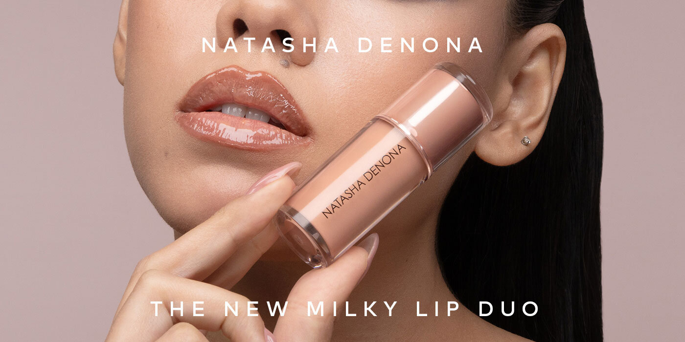 Create the milky lip look with two new limited edition formulas to mix, match, and layer. Shop the Natasha Denona HY-GLOSS Milky Tinted Lip Gloss Balm and My Dream Concealer Lipstick on Beautylish.com