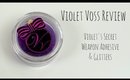 Review on Violet Voss Cosmetics Adhesive and Glitters