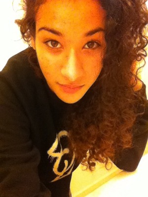 My Naturally Curly Hair. Sometimes It Has Its Best Days & Worst Days. Today Was a One Of Its Best Days :P