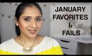 JANUARY FAVORITES & FAILS | Skincare & Makeup | deepikamakeup