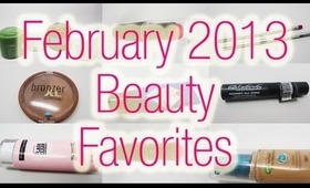 February 2013 Beauty Favorites and a Giveaway!