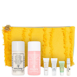 Lyslait Cleansing Milk 30 ml, Floral Toning Lotion 30 ml, Eye Contour Mask 2 ml, Sisleÿa Fresh Gel Cream 4 ml, All Day All Year 4 ml, Les Eaux Rêvées d’Hubert 1.8
