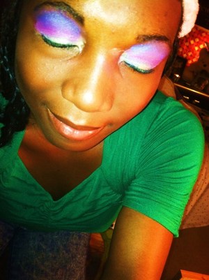 My Eyeshadow on Christmas :)