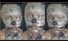 Imhotep Body Paint Tutorial (31 days of Halloween) (NoBlandMakeup)