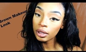 GRWM! Up Down Hairstyle (HJ Weave Beauty Brazilian Body Wave)&BRONZED GLOW MAKEUP