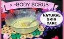 How To Make Body Scrub Homemade Natural Face Scrub DIY ,Ingrown Hair Removal,Smooth Skin