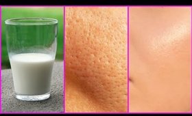 MILK FACIAL FOR LARGE PORES! │ DIY SKIN WHITENING, FAIR SKIN, ERASE DARK SPOTS & WRINKLES WITH MILK!