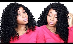 5 MINUTE $30 CURLY DIVA HAIR ♡ FREETRESS PLUSH CURLS | SNGHAIR REVIEW