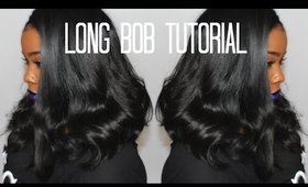 ♡ I cut it ! Long Bob Tutorial