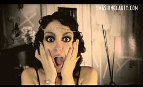 Modern 1920s Flappers Halloween 2012 Makeup Tutorial (Cabaret Makeup)