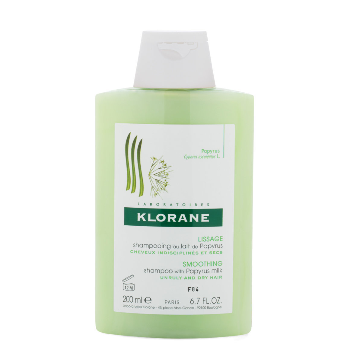 Klorane Shampoo with Papyrus Milk 6.7 oz alternative view 1 - product swatch.