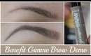 Live Demo/ Application: Benefit Gimme Brow (Eye Brow Routine)