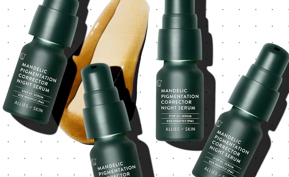 Get a free deluxe mini Mandelic Pigmentation Corrector Night Serum with any Allies of Skin purchase.