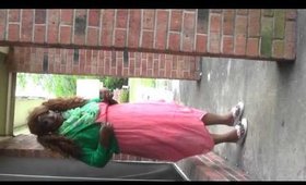 Prom spring Colors Tutorial + spring OoTD  In  H  D  720p