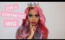 How to Dye a Synthetic Wig (TUTORIAL) | Audrey Descendants 3
