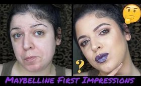 Maybelline Tutorial and First Impressions | New Drugstore Products | Be G.L.AM.