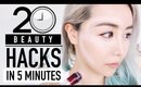 20 Makeup Hacks in under 5 minutes ♥ Before & After TESTED ♥ Try it Wengie ♥