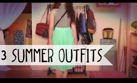 Three Summer Outfits + Bathing Suit Cover Ideas