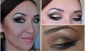 ПРАЗДНИЧНЫЙ ЗОЛОТОЙ МАКИЯЖ - HOLIDAY GOLD MAKEUP