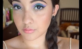 Peacock Eyes & Peach Lips!