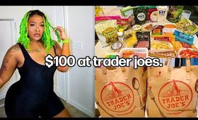 I SPENT $100 AT TRADER JOES AND THIS IS WHAT I GOT | Healthy Trader Joes Haul
