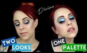 Kat Von D DIVINE PALETTE TUTORIAL! Two looks, one palette | GlitterFallout