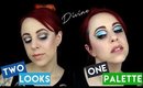 Kat Von D DIVINE PALETTE TUTORIAL! Two looks, one palette | GlitterFallout